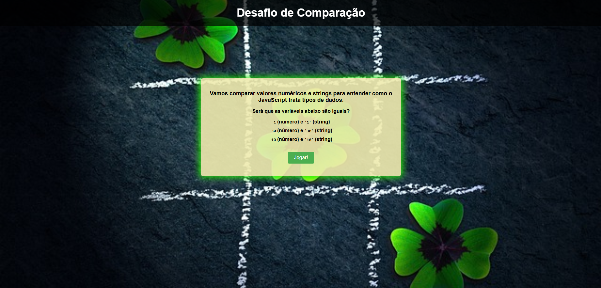 Prévia Desafio 1 - 7 Days of Code
